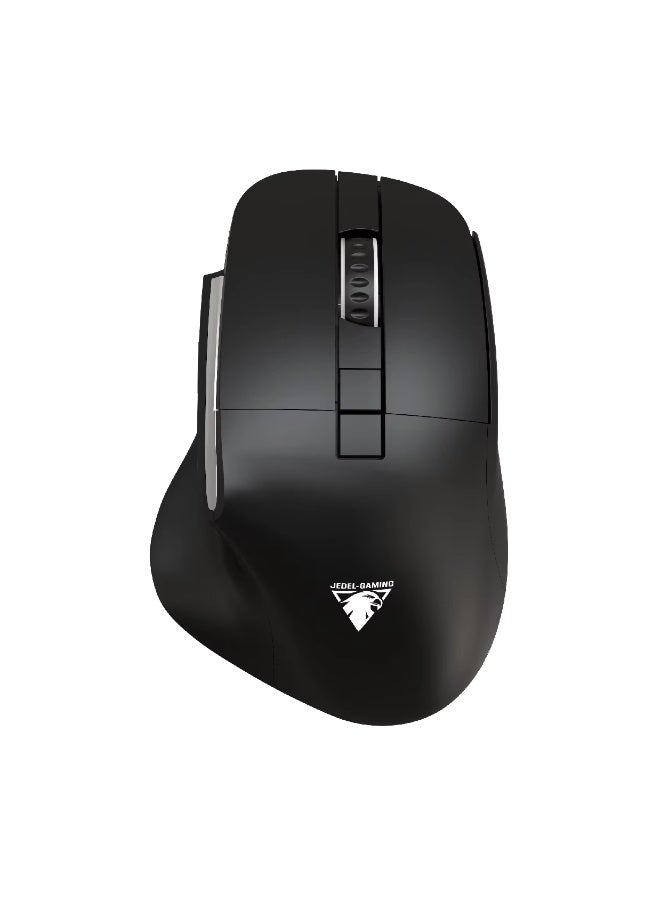 JeDEL CP102 Mouse - Optical Sensor 3600 DPI - 7 Buttons Braided cable - silent clicks - Ultra Comfortable - Image 3