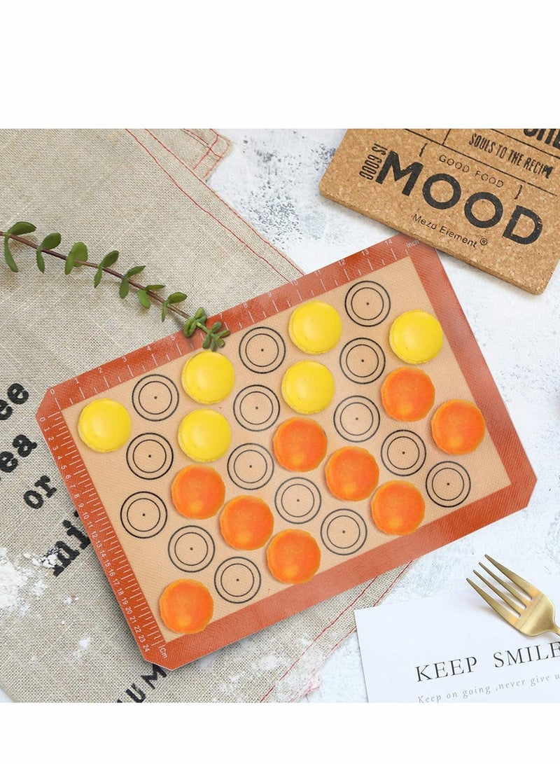 Excefore Silicone Baking Mats, 2 Pcs Food Safe Baking Mat, Tray Pan Liner Fat-free Dishes - Food-Grade Silicon Liner Reusable up to 2000 Times  - Image 4