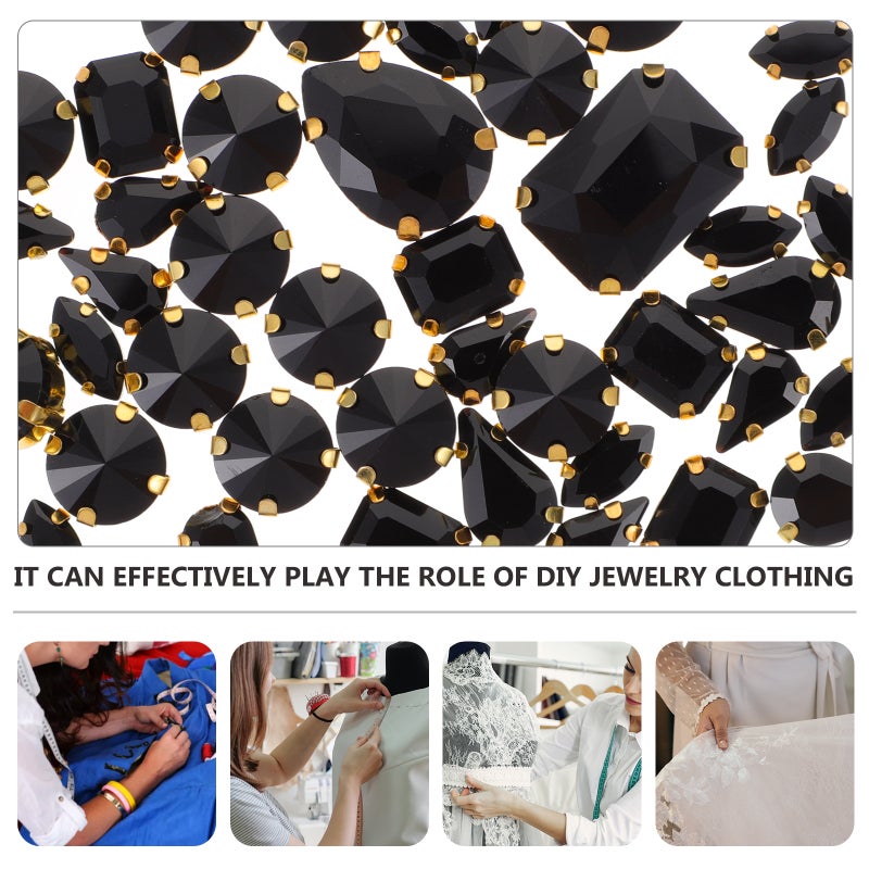 50Pcs Sew On Rhinestones Phonecase DIY Rhinestones Crystal Decorative Materials for DIY - Image 3