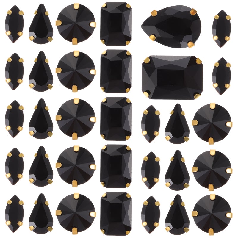50Pcs Sew On Rhinestones Phonecase DIY Rhinestones Crystal Decorative Materials for DIY - Image 1