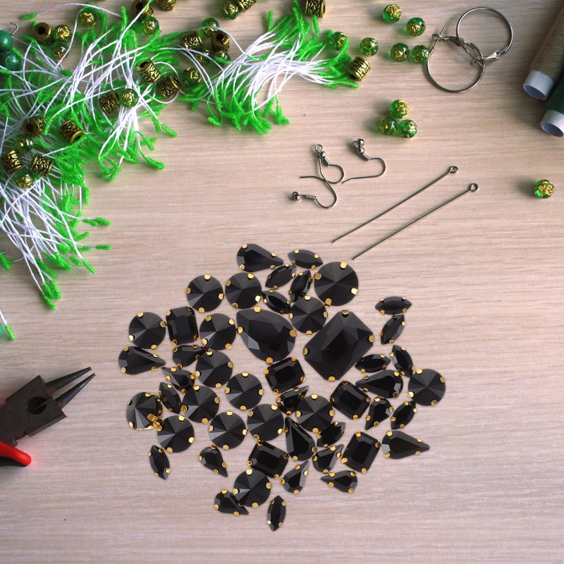 50Pcs Sew On Rhinestones Phonecase DIY Rhinestones Crystal Decorative Materials for DIY - Image 4
