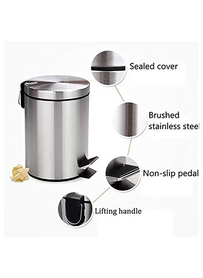 Feelings - FEELINGS - 12 Ltr ROUND STEP DUSTBIN - Image 1