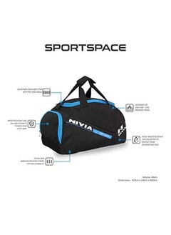 Sports Space Gym Bag (Black/Blue) - pzsku/Z91B53197611E7D6C6E07Z/45/_/1657608501/2fcf974a-ef9a-4dd4-bd12-a5705b0da676