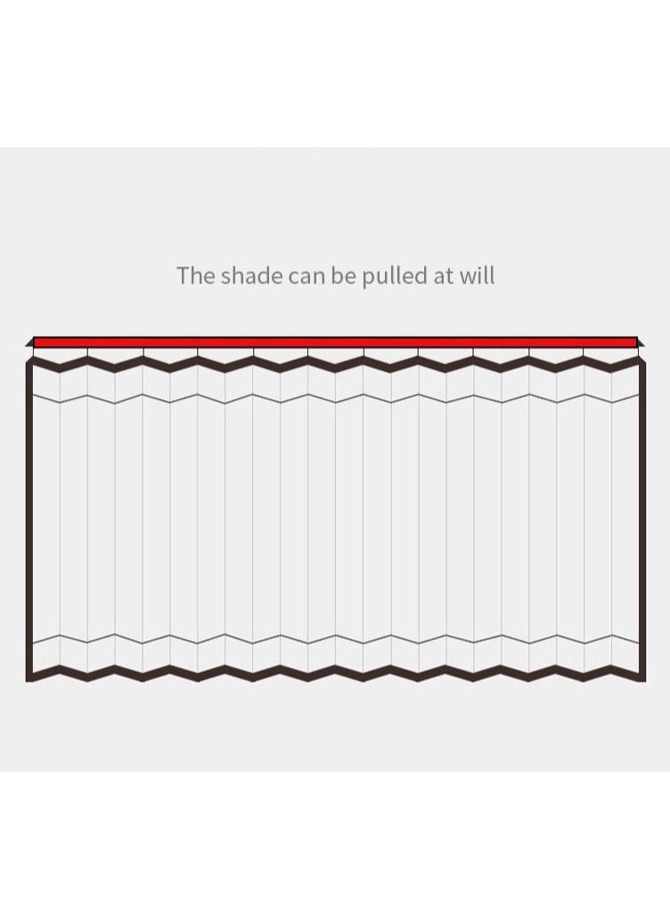 Generic 4 Piece Slidable Magnetic Car Side Window Sun Shade Curtain Black  - Image 4