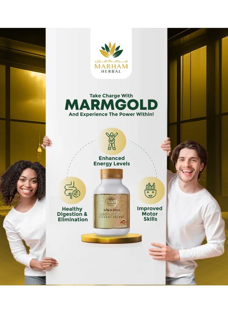 Marmgold Tablets: Supports Energy (30 Tablets) - pzsku/Z91B53ECE6DAC15D7B4BCZ/45/_/1728998632/970d6f9f-8a09-4fa8-9f4c-b832ea8b841f