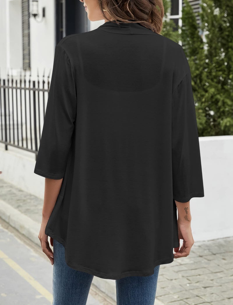 Yekaty Women's Plus Size Cardigans Black Shawls and Wraps for Evening Dresses - Image 5
