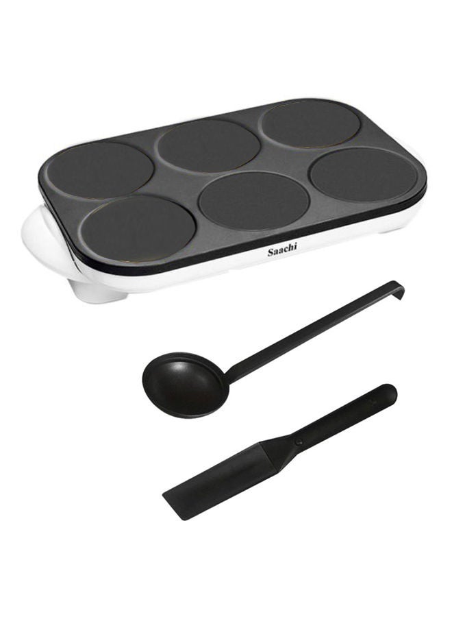 ساتشي ماكينة صنع البان كيك والكريب الصغير 2 في 1 طراز NL-CM-1850-WH 1000 W NL-CM-1850-WH أبيض - Image 1