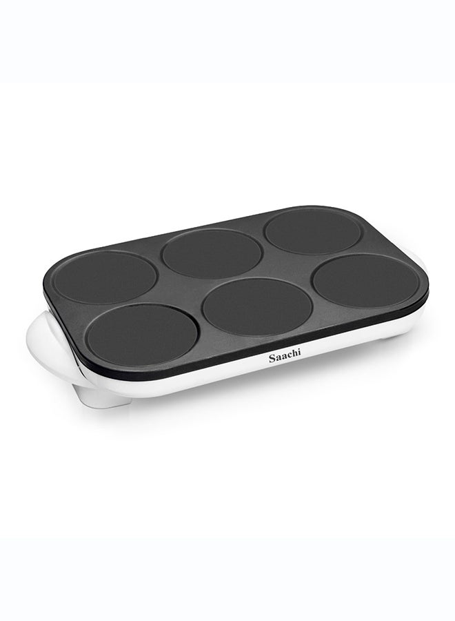 ساتشي ماكينة صنع البان كيك والكريب الصغير 2 في 1 طراز NL-CM-1850-WH 1000 W NL-CM-1850-WH أبيض - Image 1