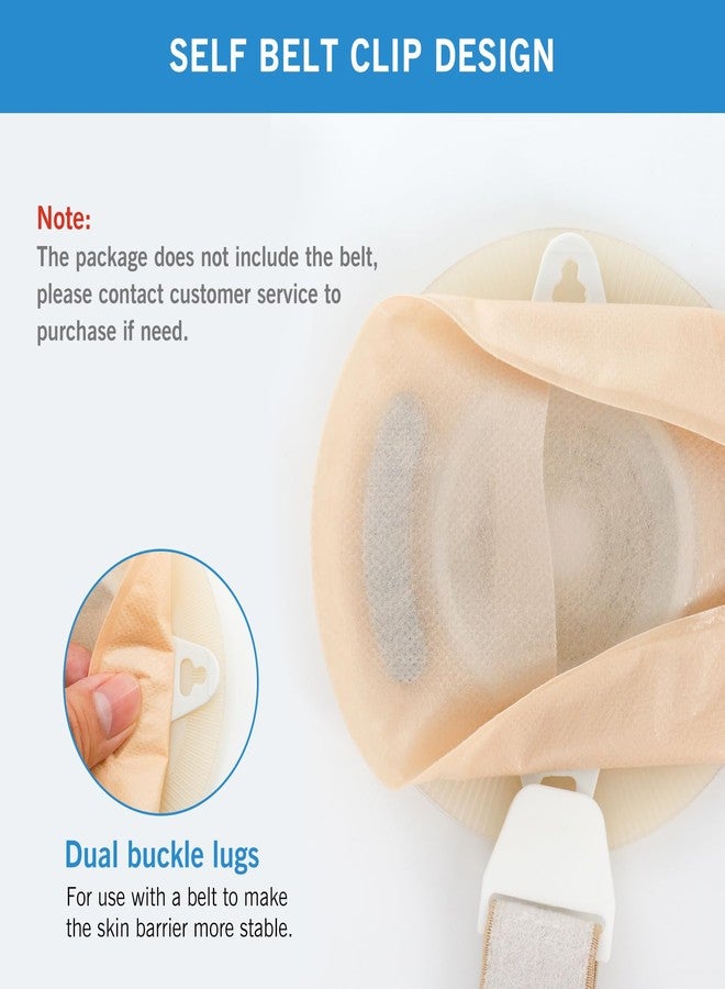 KONWEDA 10 PCS Colostomy Bags, Convex One-Piece Ostomy Bags Drainable Pouches with Belt Buckle, Cut-to-Fit, Max 45mm - Image 5