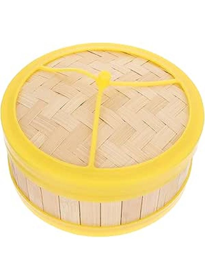 Bamboo Steamer Basket With Rack For Wok Non Stick Easy Clean For Vegetables Fish Meat - Image 1