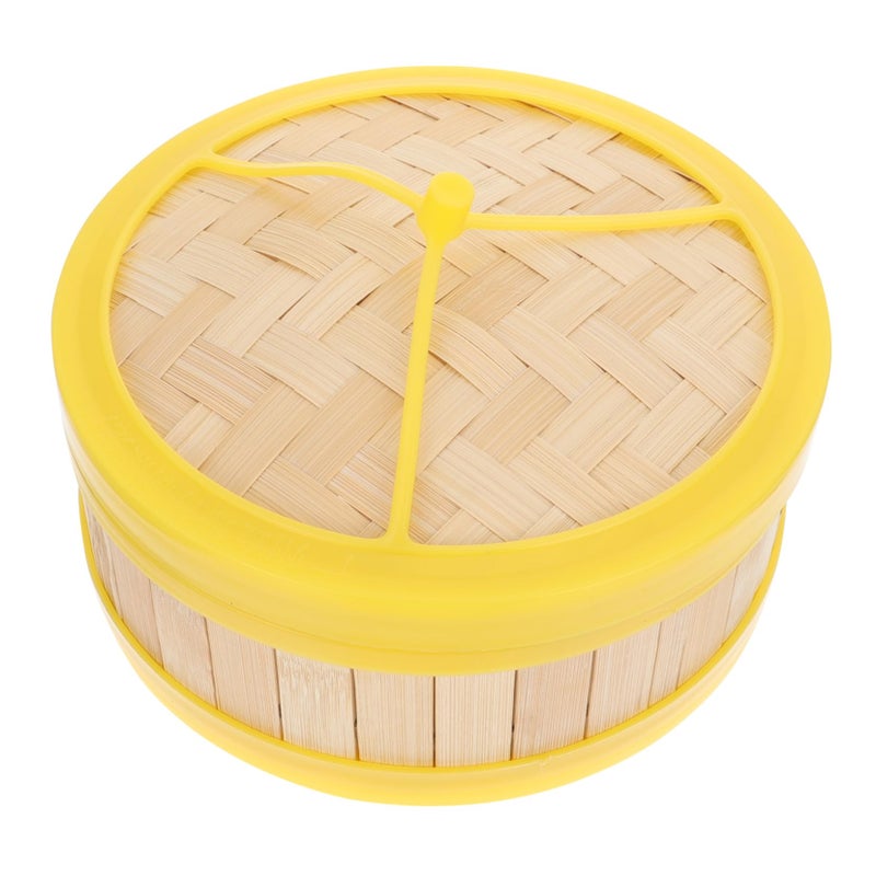 Bamboo Steamer Basket With Rack For Wok Non Stick Easy Clean For Vegetables Fish Meat - Image 2
