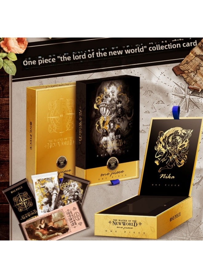 null - Cabargo One Piece 8th Bomb World Master Collection Card Blind Box Whole Box Live Dismantling Card-Color:Strange Soldier One Piece Straw Hat One Box 12+1 Pack Of 25 Pieces - Image 1