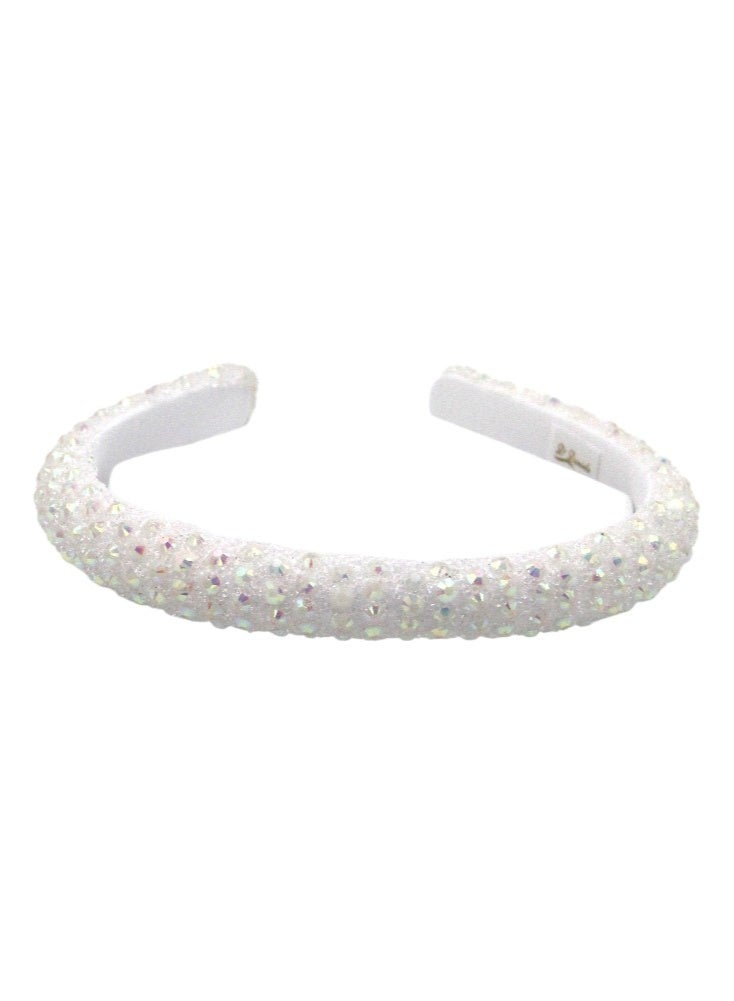 Bidani Crystal-embellished Headband - White - Image 3