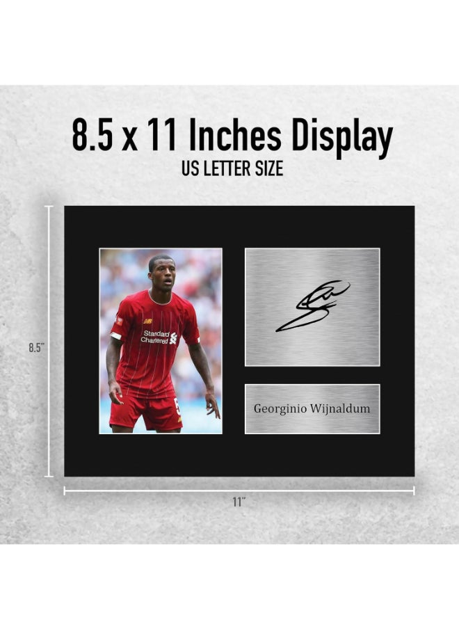HWC Trading HWC Trading Georginio Wijnaldum Liverpool Gini Gifts Printed Signed Autograph Picture for Fans and Supporters  - Image 2