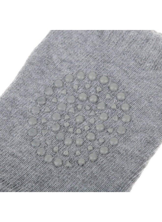 BabyMoon (Set Of 2 Baby Knee Pads For Crawling Antislip Padded Stretchable Elastic Cotton Soft Breathable Comfortable Knee Cap Elbow Safety Protector (Smoke Grey)  - Image 5