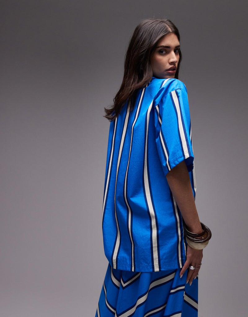 TOPSHOP Co-Ord Poplin Resort Shirt - Image 2