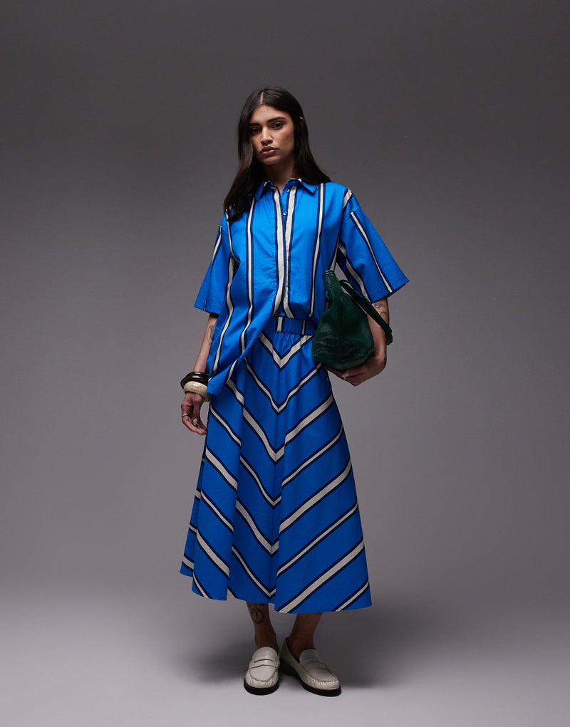 TOPSHOP Co-Ord Poplin Resort Shirt - Image 4