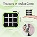 uimomn Tic Tac Toe Game 4 in 1 Handheld Educational Game Machine Electronic Tic Tac Toe Game for Education and Memory Growth Home Toy Board Game for Kids and Adults Green - Image 4
