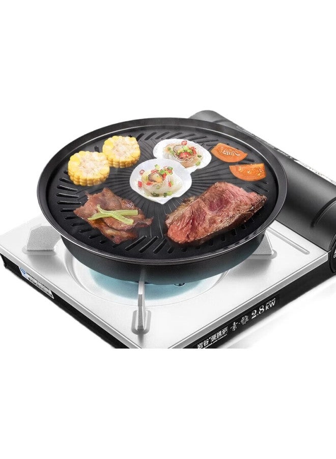 Iwatani Circular Grill Pan, Self-Driving Tour Equipment, Outdoor Cooking, Portable Stove Grill Pan, Zk-05 - Image 2