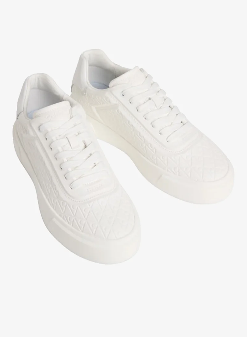 Calvin Klein Emblem Embossed Basketball Trainers
