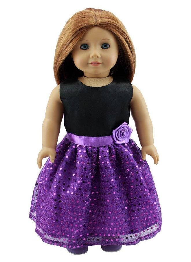 Dreamtoyhouse - Gifts Doll Clothes - Pretty Party Dress Fit 18 Inches American Girl Dolls - Image 1