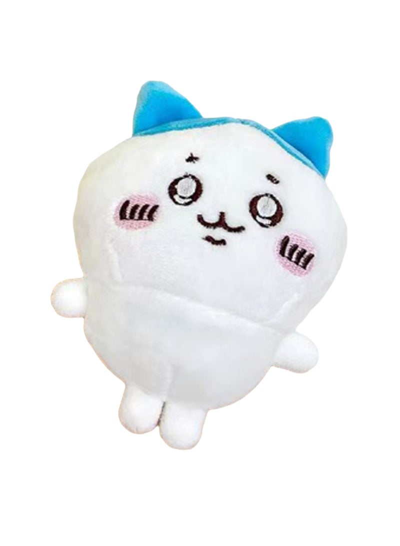 10cm White Pendant Chiikawa Bear Keychain Plush Doll Backpack Accessories Bag Pendant Cartoon Bag Accessories Doll Gift  - Image 1