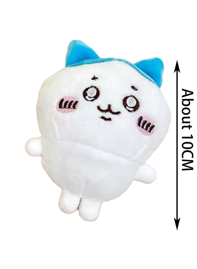 10cm White Pendant Chiikawa Bear Keychain Plush Doll Backpack Accessories Bag Pendant Cartoon Bag Accessories Doll Gift  - Image 2