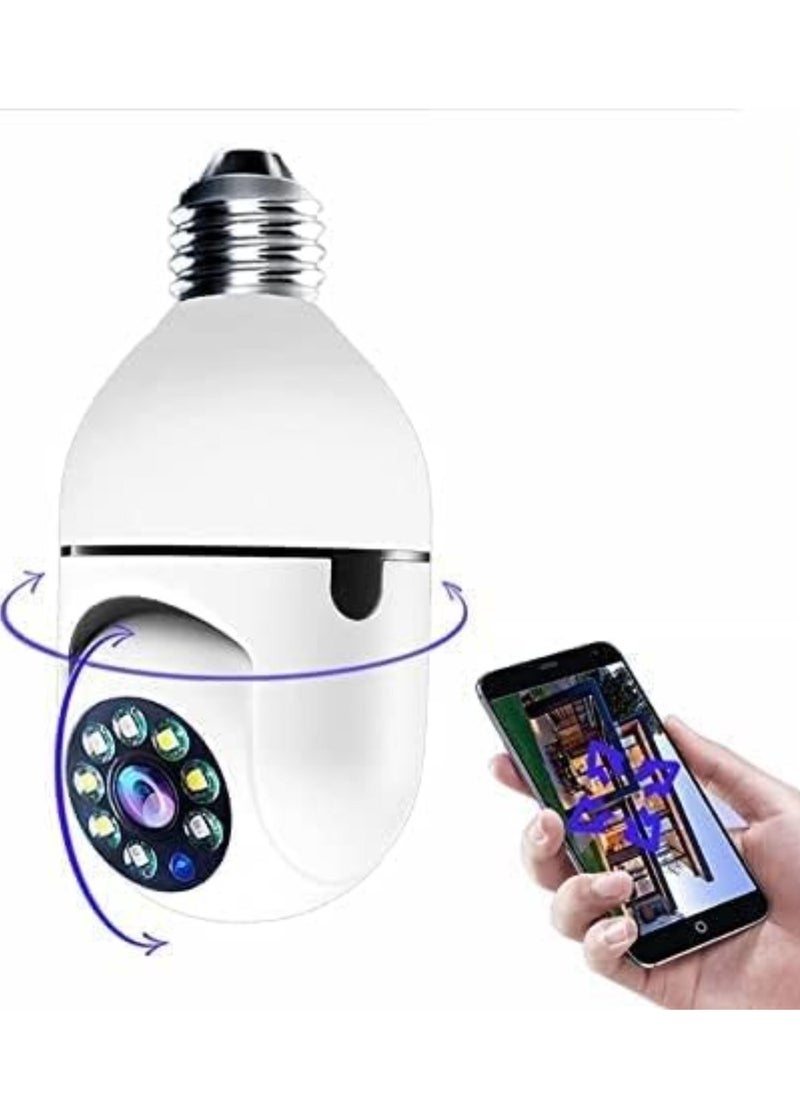 Generic Ptz WiFi Outdoor Wireless Bulb Camera 1080P with Color Night Vision Recording  - Image 1