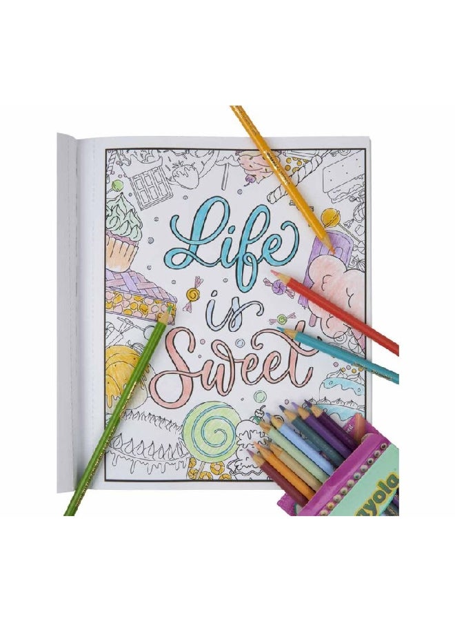 كرايولا كتاب تلوين الوان اللطف يحتوي على 40 صفحة، متعدد الألوان، بأبعاد تقريبية 25.4 × 21.59 × 0.63 سم CRA0427340000 - Image 4