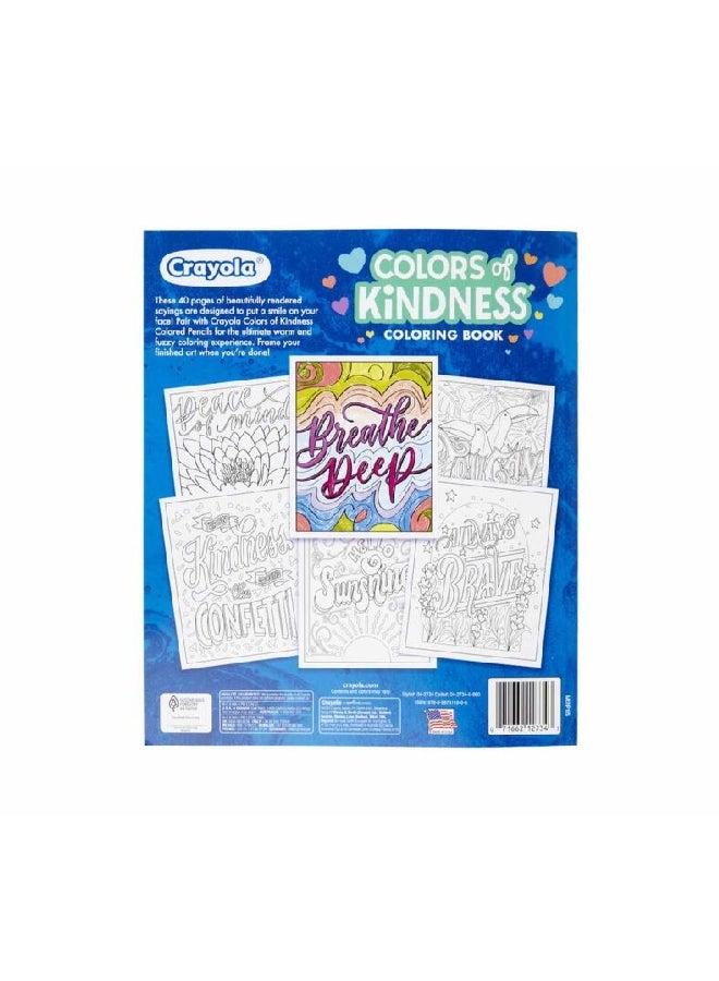 كرايولا كتاب تلوين الوان اللطف يحتوي على 40 صفحة، متعدد الألوان، بأبعاد تقريبية 25.4 × 21.59 × 0.63 سم CRA0427340000 - Image 3