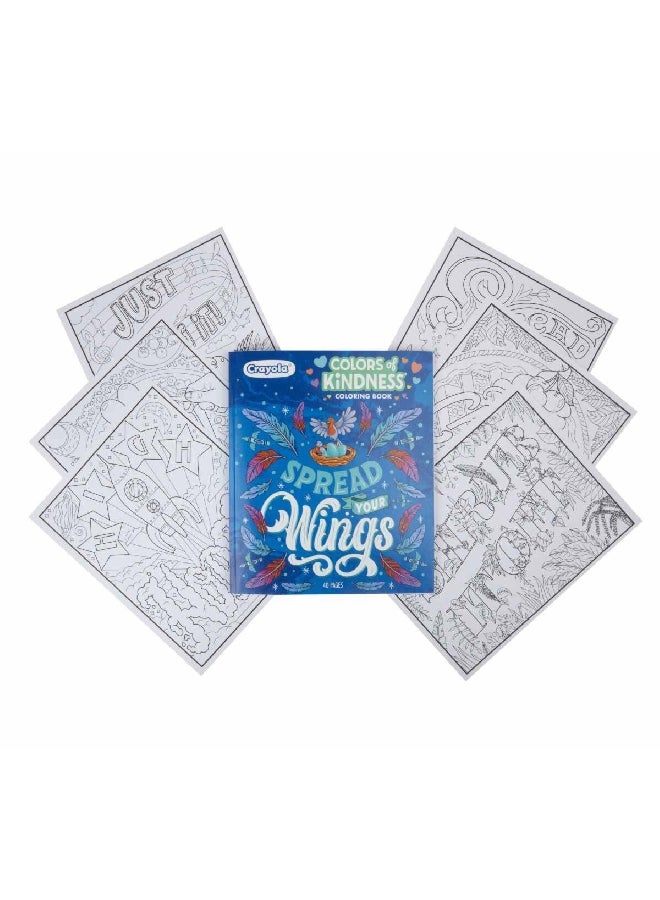 كرايولا كتاب تلوين الوان اللطف يحتوي على 40 صفحة، متعدد الألوان، بأبعاد تقريبية 25.4 × 21.59 × 0.63 سم CRA0427340000 - Image 2