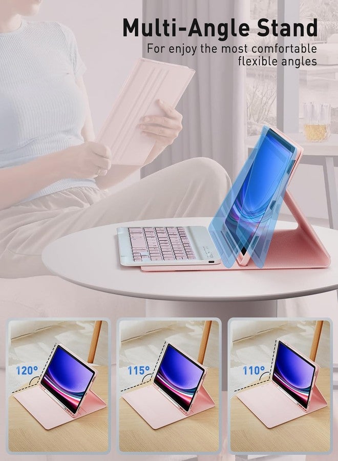 TUNKARMOR Case Keyboard for iPad Mini 7 (A17 Pro 2024) & Mini 6 (2021) 8.3" - with Mouse and Magnetically Keyboard, Case with Pencil Holder for iPad Mini 7th/6th Generation, Auto Sleep/Wake, Pink - Image 5