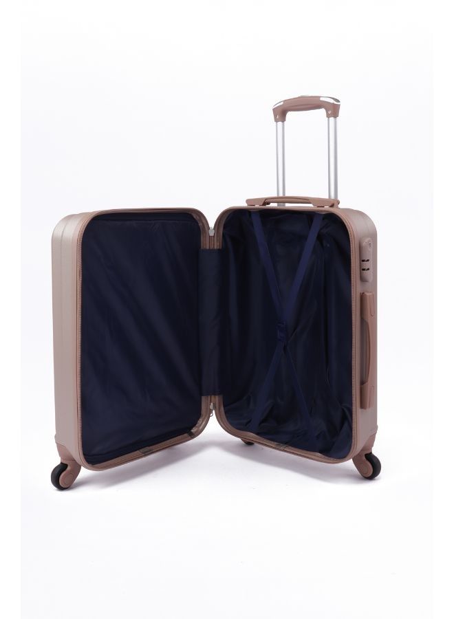 ليمرا طقم شنط سفر مكون من 5 حقائب أمتعة ذهبي - Image 4