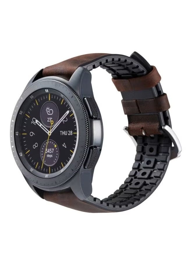 Ozone Replacement Band For Huawei Watch GT/Samsung Gear S3 Classic/Frontier/Galaxy/Moto 360 2nd Gen Coffee 
