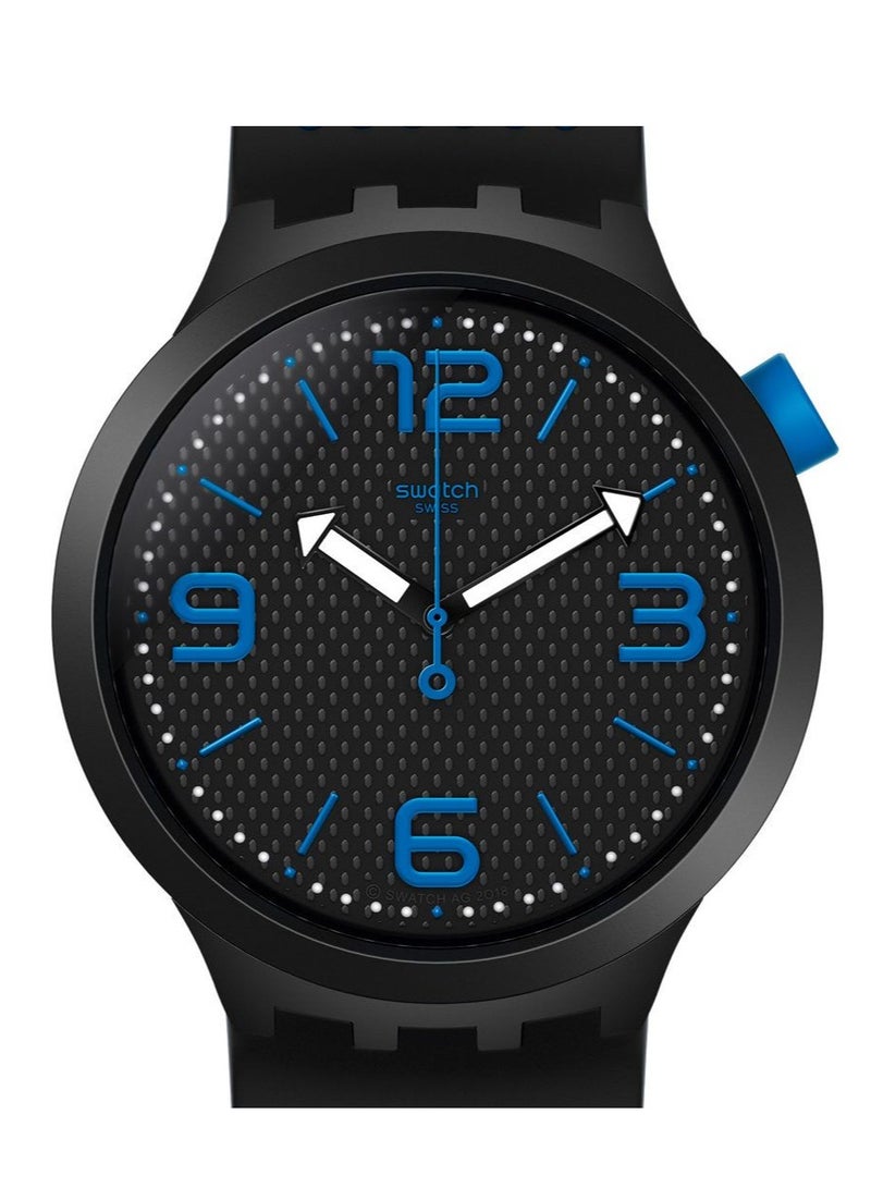 Swatch Unisex Bbblue Quartz Movement Water Resistant Wrist Watch - 47 Mm - Image 1