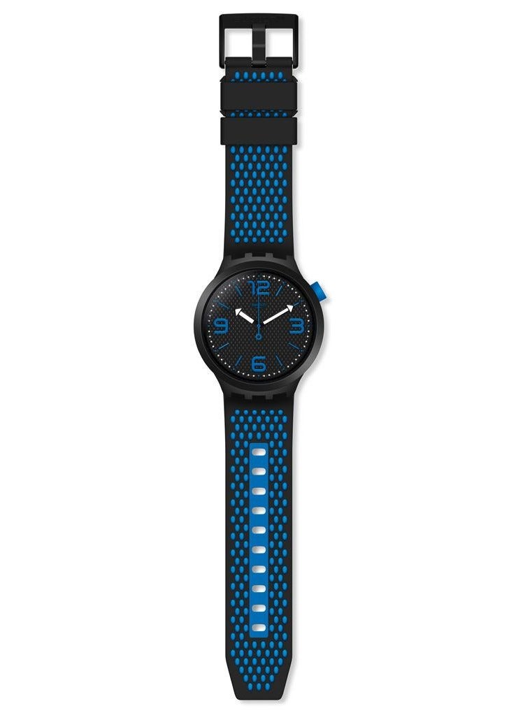 Swatch Unisex Bbblue Quartz Movement Water Resistant Wrist Watch - 47 Mm - Image 2