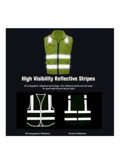 NIBEMINENT Reflective Safety Vest Yellow/Silver  - Image 5