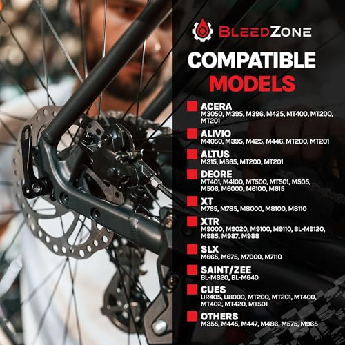BleedZone Shimano Brake Bleed Kit with 120ml Mineral Oil - Hydraulic Brake Bleed Kit for Shimano Disc Brakes, Bike Brake Bleeder Kit, MTB Brake Bleed Kit, and Mineral Oil Brake Maintenance - Image 5