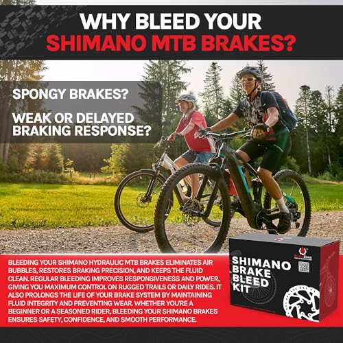 BleedZone Shimano Brake Bleed Kit with 120ml Mineral Oil - Hydraulic Brake Bleed Kit for Shimano Disc Brakes, Bike Brake Bleeder Kit, MTB Brake Bleed Kit, and Mineral Oil Brake Maintenance - Image 4
