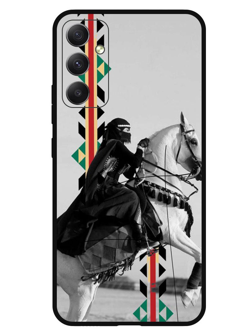 Theodor Protective Case Anti Scratch Shock Proof Bumper Cover For Samsung Galaxy F14 Horse riding - Image 1