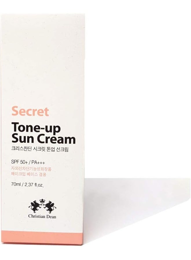 كريستيان دين كريم سيكريت تون-أب الواقي من الشمس بعامل حماية SPF50+ PA+++، 70 مل / مستحضرات تجميل كورية - Image 3