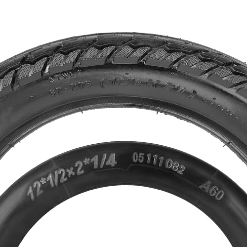 StaiBC Heavy Duty 12.5x2.25 (12-1/2 x2-1/4) Tire & Inner Tube Set with Angled Valve Stem for Electric Scooters Razor Pocket Mod, Currie, Schwinn, GT, IZIP, eZip - Image 3