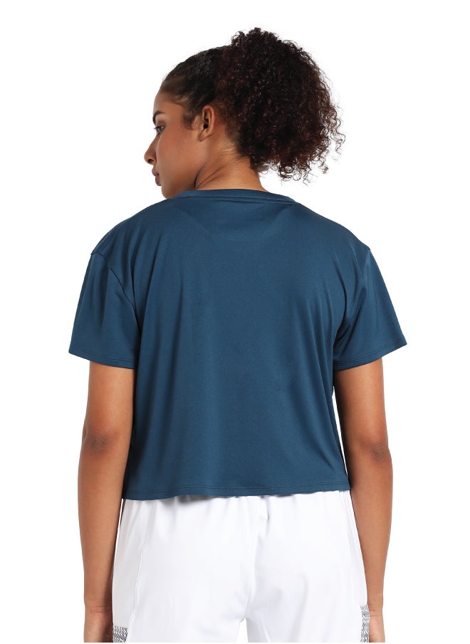 ZAECY Crop Top-Deep Nile Teal  - Image 2