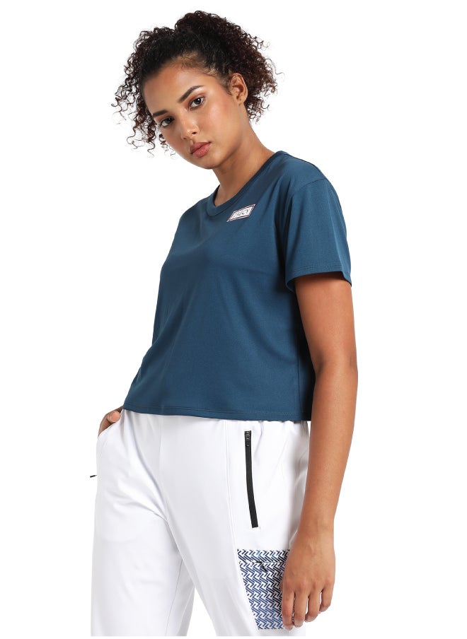 ZAECY Crop Top-Deep Nile Teal  - Image 1