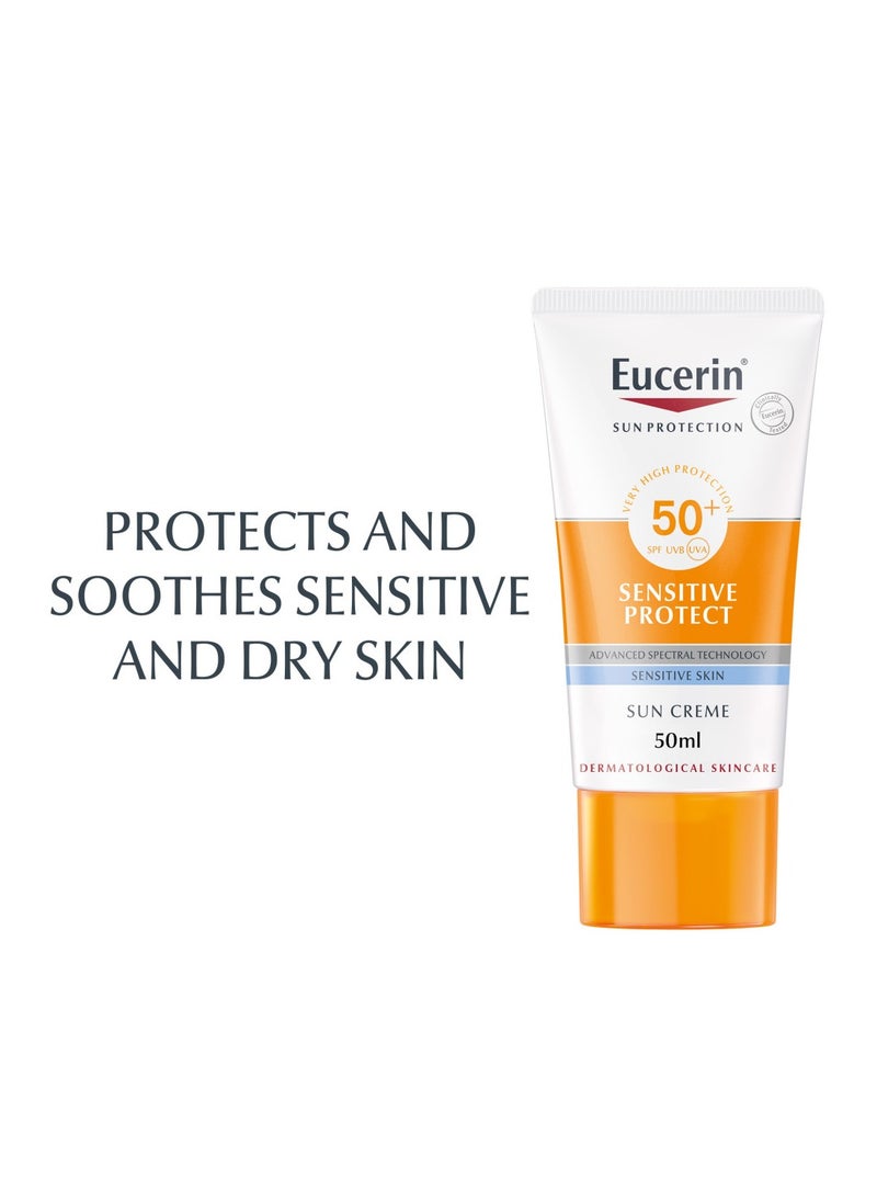 Eucerin Eucerin Sun Cream SPF 50+ – Advanced UVA/UVB Protection & Hydration, 50ml  - Image 4