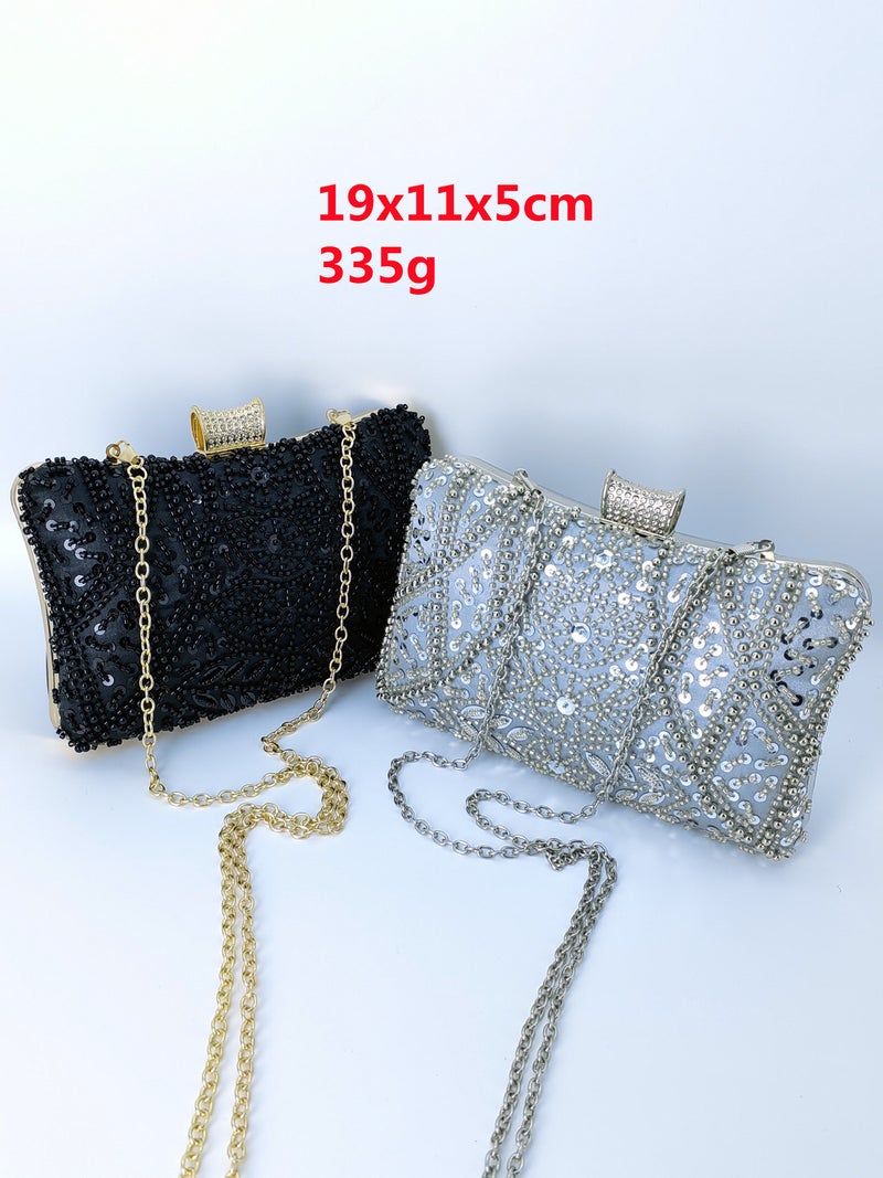 Selling Handmade Beaded Embroidered Bag Vintage Fashion Evening Bag Gift Bag Banquet Bag Cheongsam Bag - Image 2