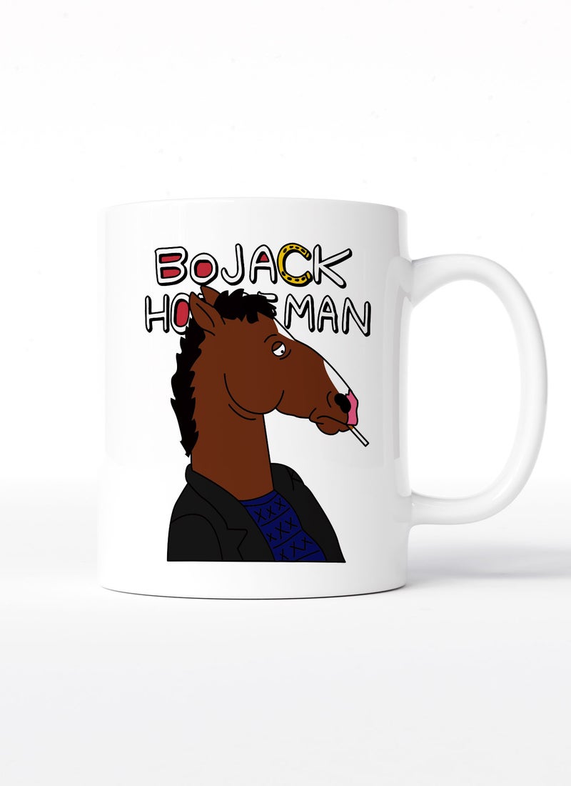LOUD UNIVERSE White Ceramic Coffee Mug Bojack Horseman Quote Ceramic Tea Cup - Image 1