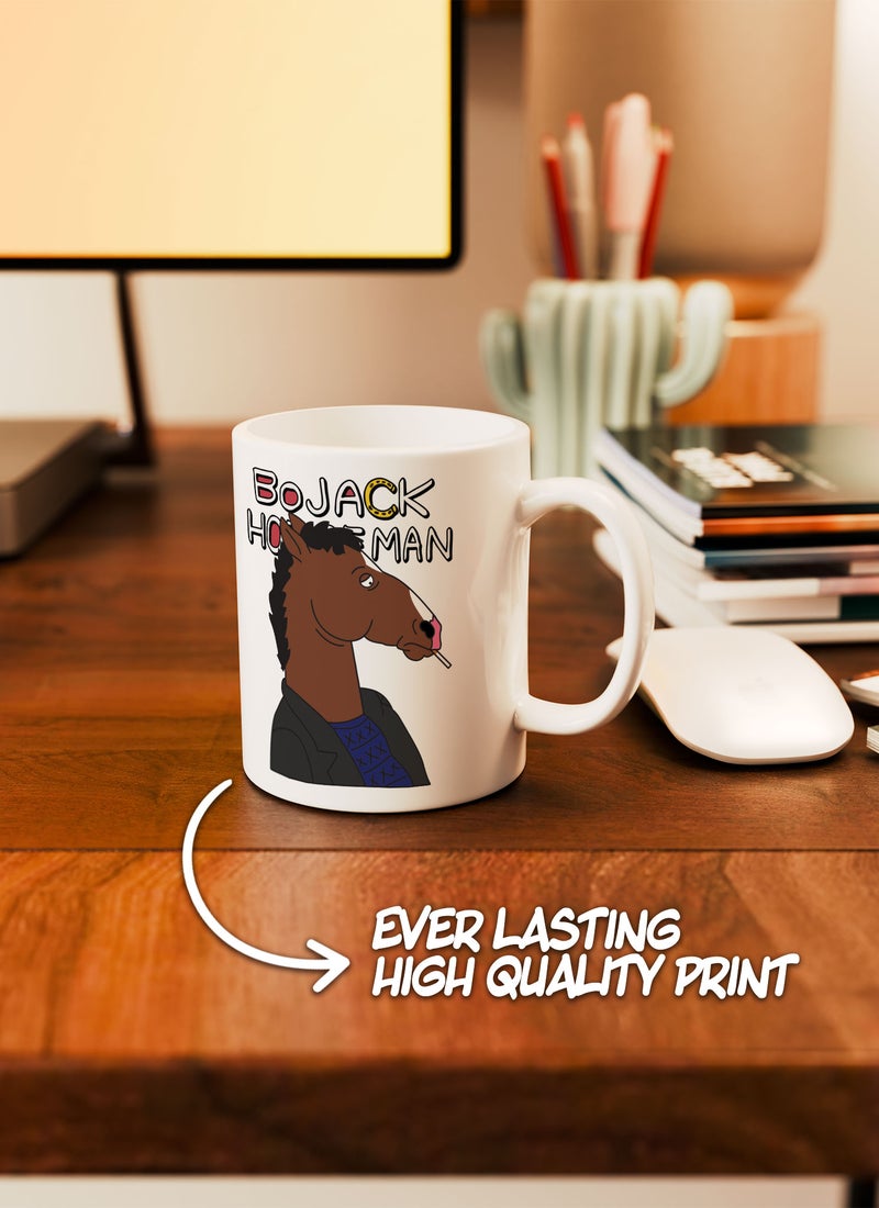 LOUD UNIVERSE White Ceramic Coffee Mug Bojack Horseman Quote Ceramic Tea Cup - Image 2