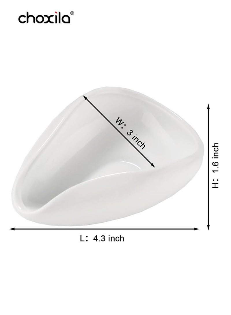 choxila 1pc Coffee Beans Dosing Cup, Weigh Coffee Bean Container, Ceramic Tea&Coffee Beans Vessel, Coffee Bean Tray, Tea Scoop For Loose Tea - Image 2