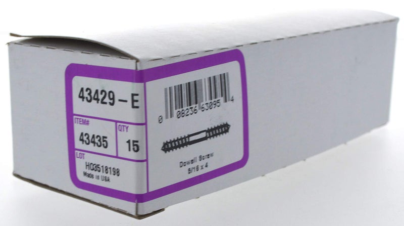Hillman The Hillman Group 43435 5/16-Inch x 4-Inch Dowel Screw, 15-Pack , Zinc - Image 3